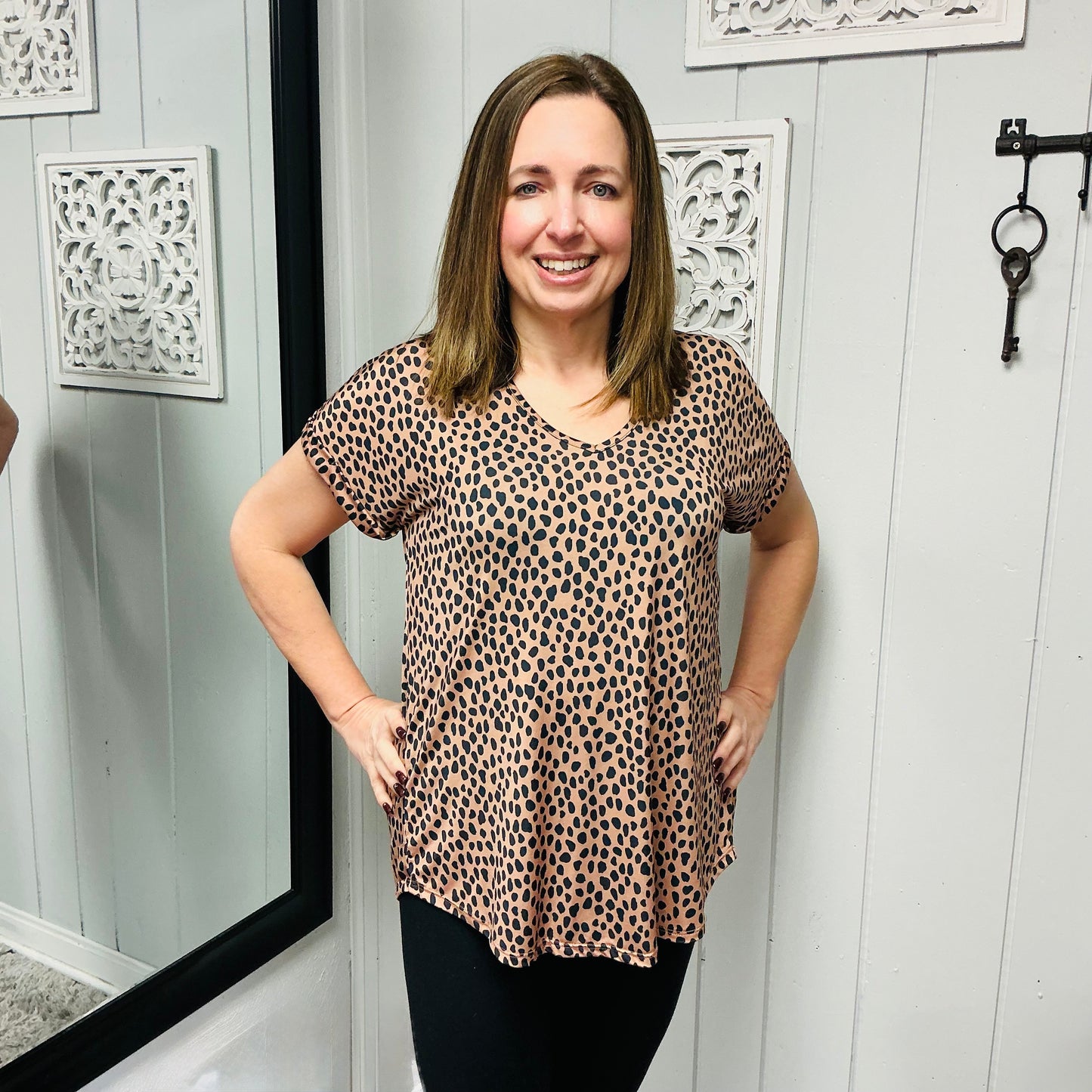 Dolman Sleeve Animal Top