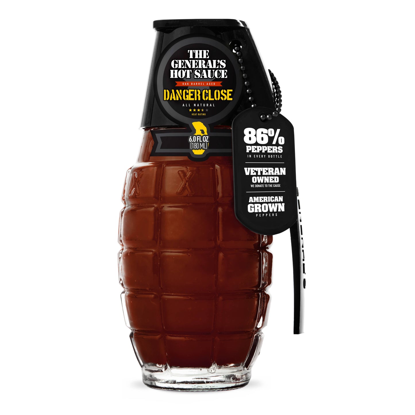 The General's Hot Sauce - Oak Barrel Aged Danger Close