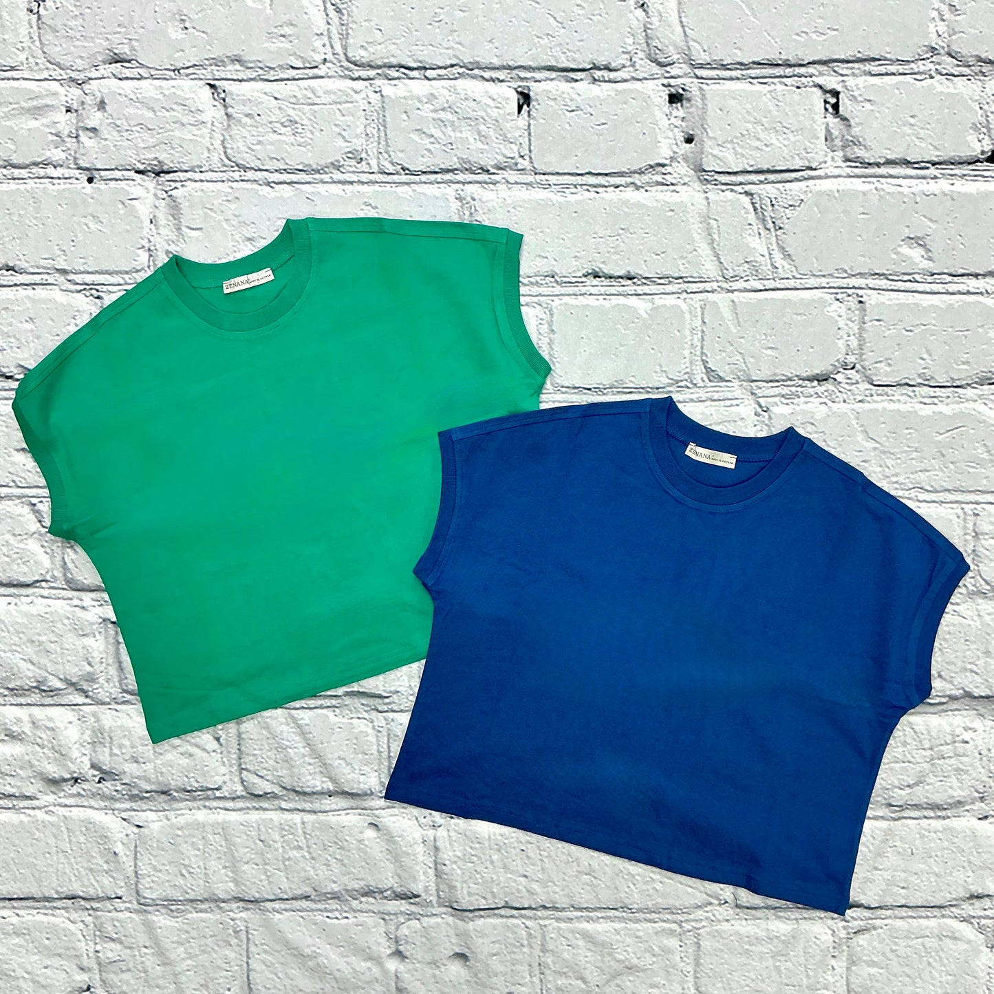 Premium Cotton Relaxed Crop Tee