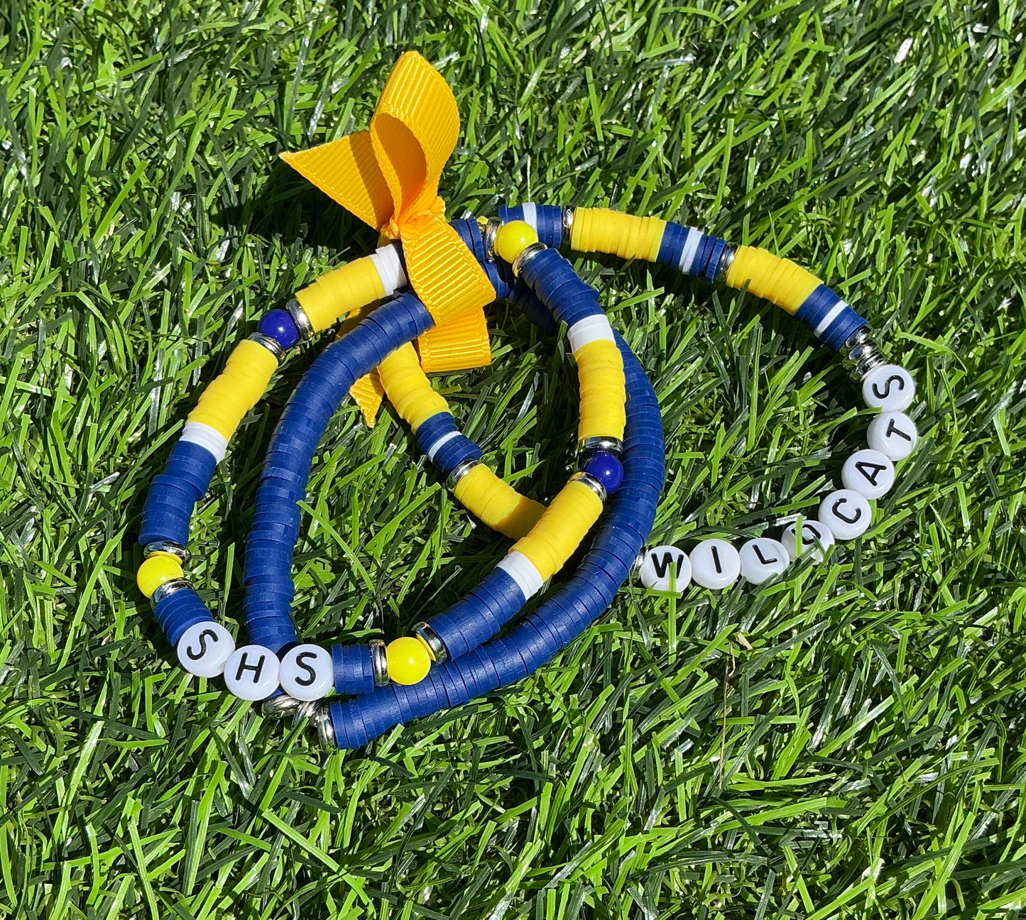 Game Day School Spirit Bracelet Stacks Customized colors