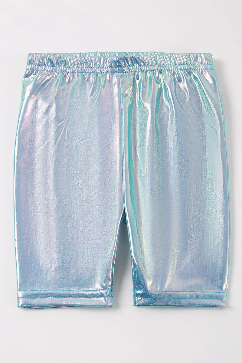 Metallic Bike Shorts (Girls)