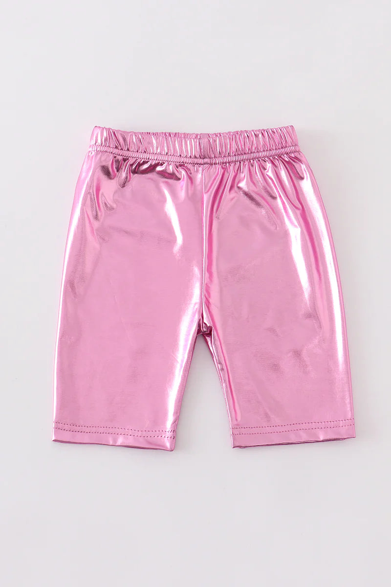 Metallic Bike Shorts (Girls)
