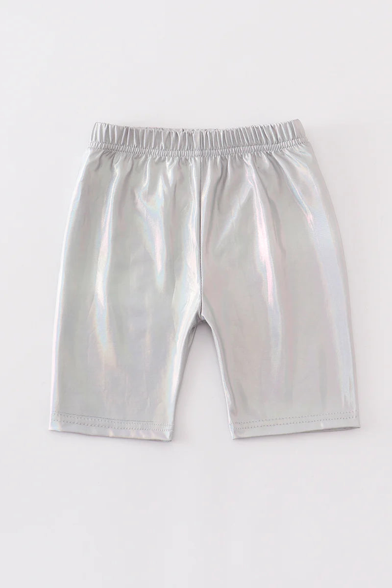 Metallic Bike Shorts (Girls)