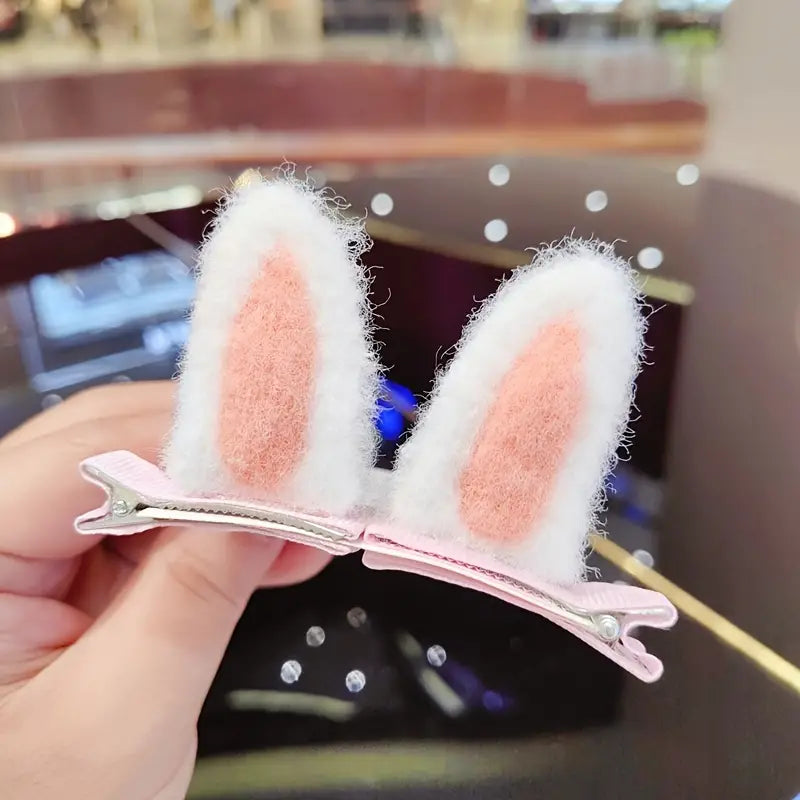 Bunny Ear Hair Clips - Set of 2