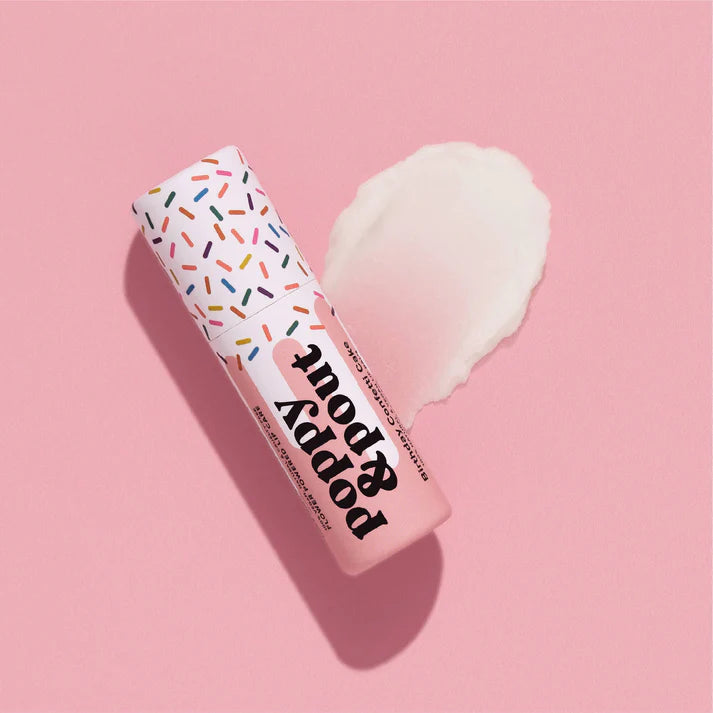 Poppy + Pout Lip Balm - Birthday Confetti Cake