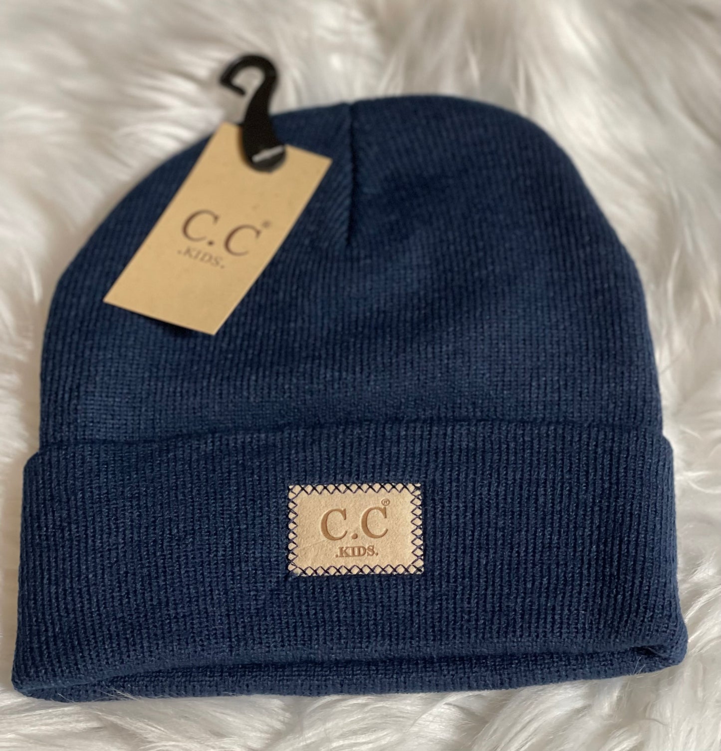 C.C. Classic Rib Patch Kids Beanie