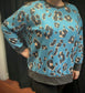 Leopard Pattern Crewneck Top