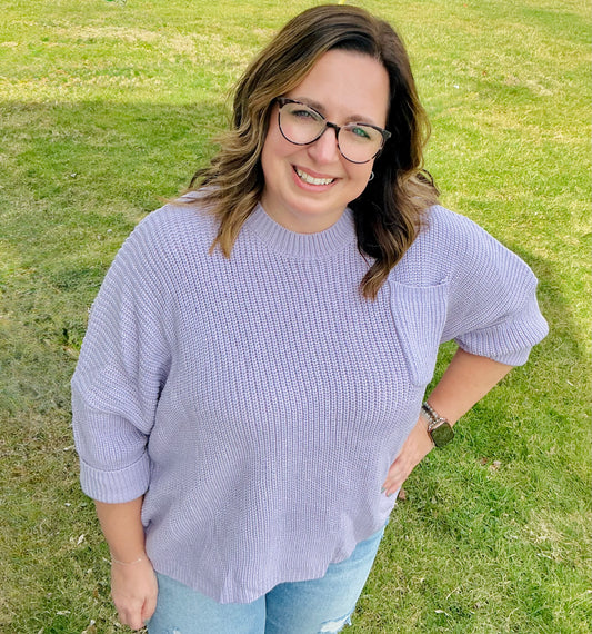 Sew In Love - Violet Boxy Top