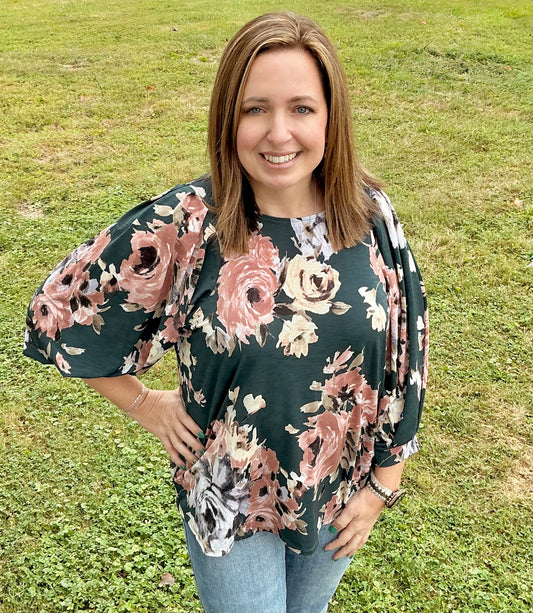 Balloon Sleeve Top