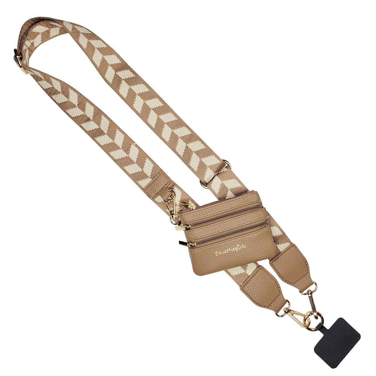 Clip & Go Crossbody Strap w/Zippered Pouch