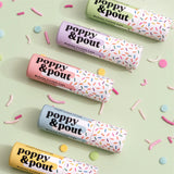 Poppy + Pout Lip Balm - Birthday Confetti Cake