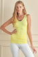 Reversible V or U Neckline Seamless Tank - Summer Colors