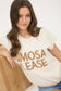 Mimosa Please Short Sleeve Pullover Sweater