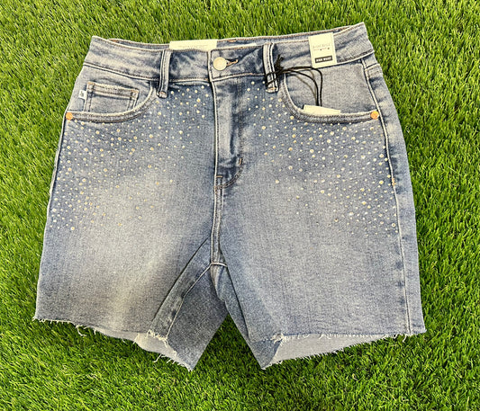 Judy Blue High Waist Rhinestone Shorts
