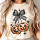 Halloween Pumpkin Cherries JackOLantern Vintage Graphic Tee