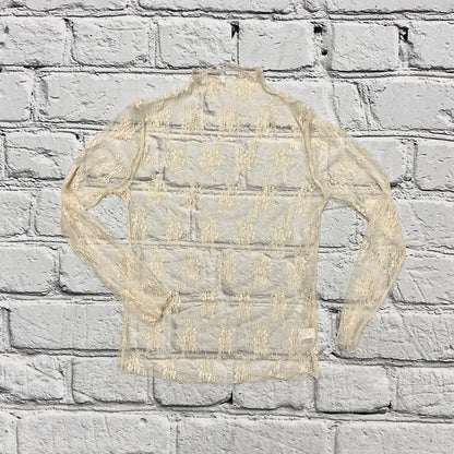 Lace Mesh Sheer Top