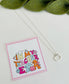 Teacher Era Necklace - Silver Apple