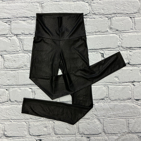 Embossed Snake Skin High Waist Legging
