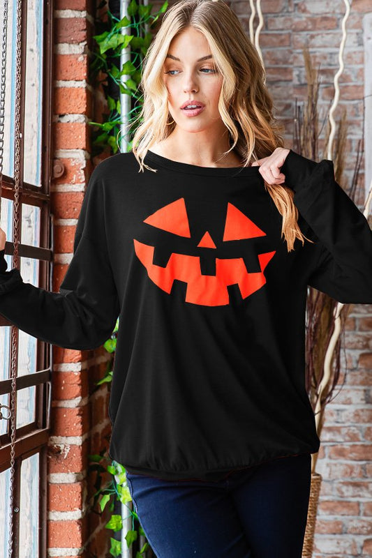 Halloween Pumpkin Top
