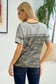 Drop Shoulder Camo Top