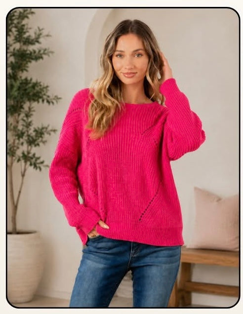 Cross Back Sweater (2 colors)