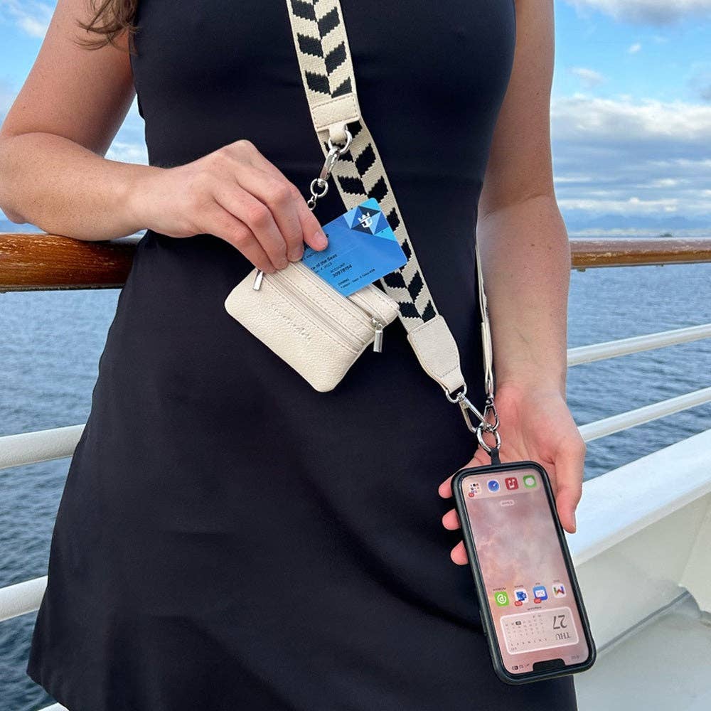 Clip & Go Crossbody Strap w/Zippered Pouch