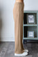 Solid Elastic Waist Pants with Pockets