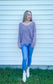 Frayed Neck Sweater