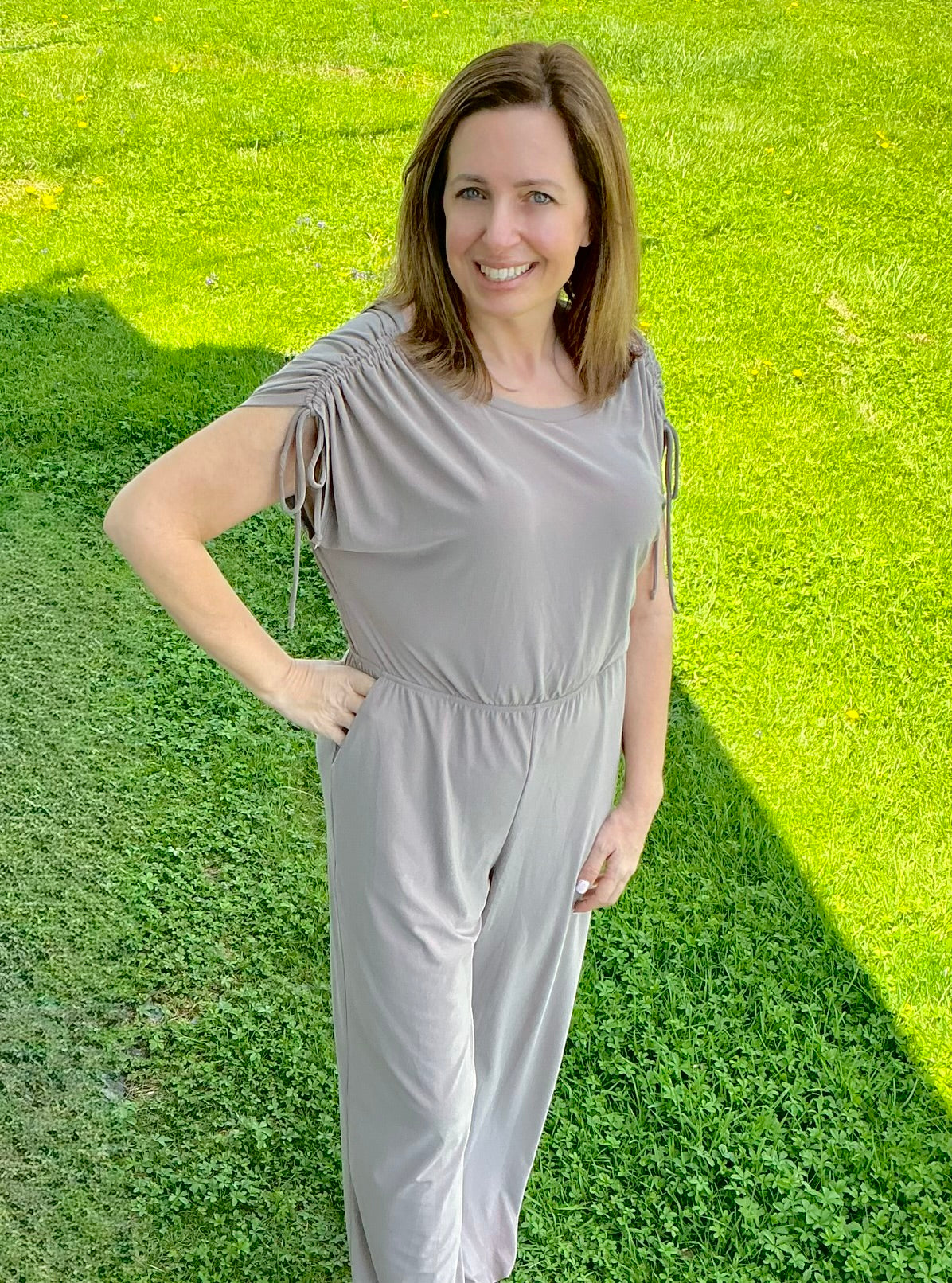 Ruched Jumpsuit