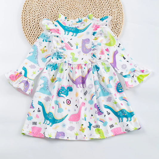 Dinosaur Friends Girls Dress