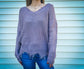 Frayed Neck Sweater