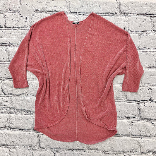 Solid Velvet Open Cardigan