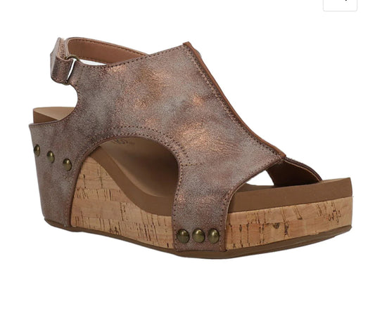Corkys Carley - Washed Bronze Metallic