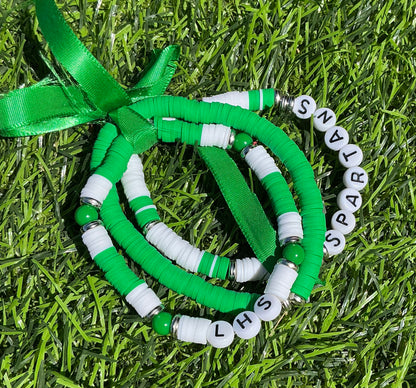 Game Day School Spirit Bracelet Stacks Customized colors
