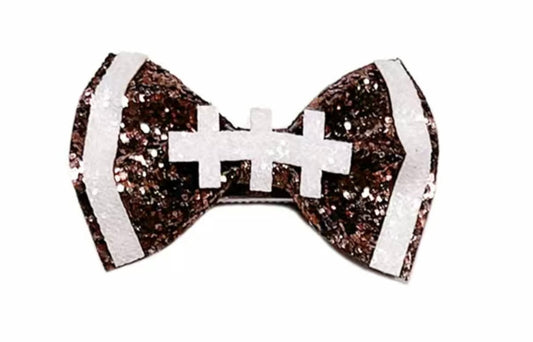 Football Hair Bow