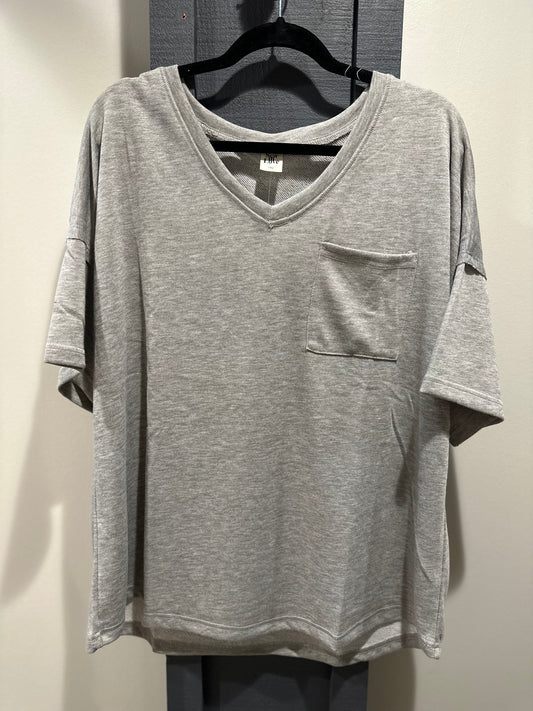 Everyday Tee in Heather Grey