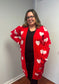 All Over Heart Cardigan