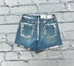 Judy Blue High Waist Slim Short with Foil Seams