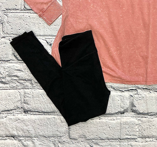 Nylon Butter Seamless Leggings in Black