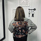 Leopard Denim Jacket with Back Contrast
