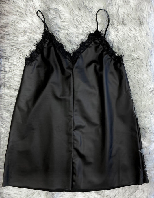 Faux Leather Top