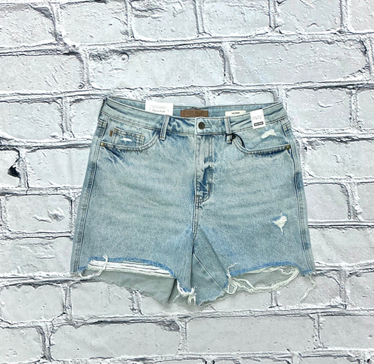 Judy Blue High Waist Rigid Magic Dad Short W/ Cell Phone Back Pocket
