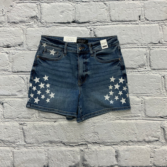 Judy Blue High Rise Slim Short with Star Splatter