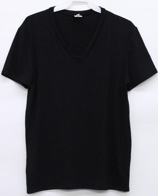 Kids Solid V Neck Top