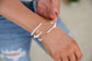 *Sample Sale - Romantic Style Bracelet in White *FINAL SALE*