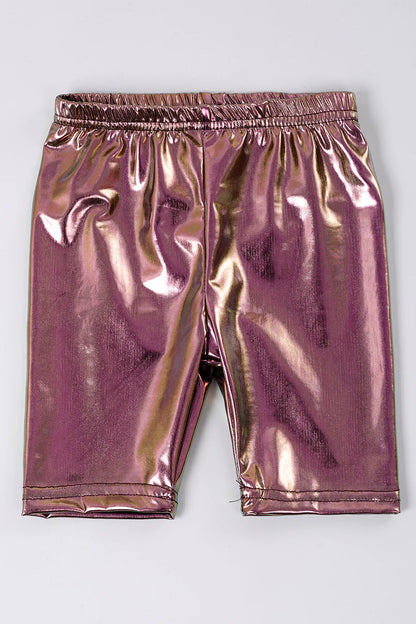 Metallic Bike Shorts (Girls)