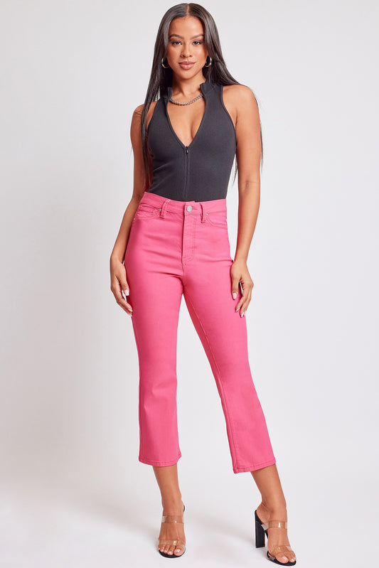 YMI Hyper Stretch Cropped Kick Flare Pants