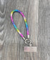 Keychain Rhinestone Wrist Strap Phone Holder