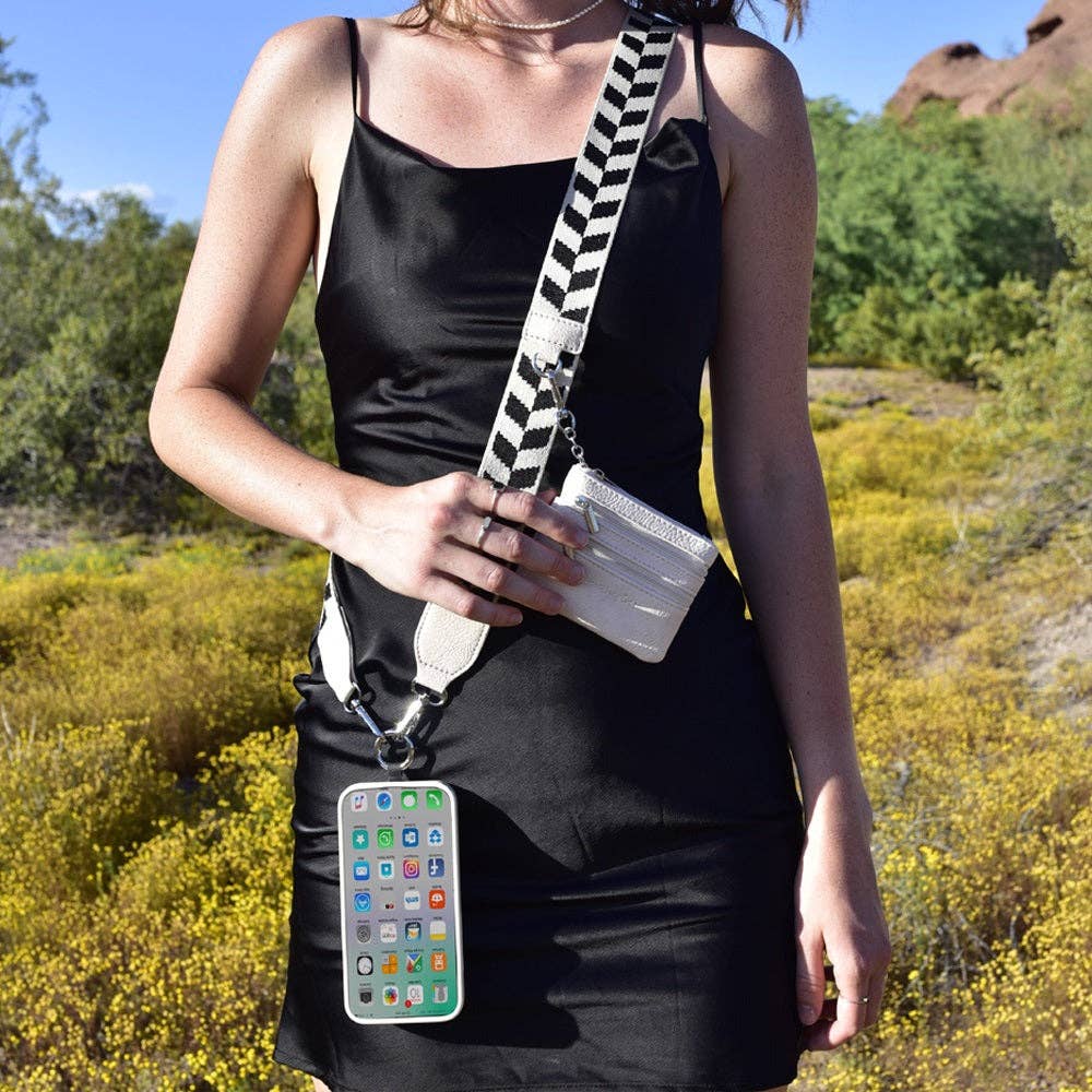 Clip & Go Crossbody Strap w/Zippered Pouch