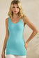 Reversible V or U Neckline Seamless Tank - Summer Colors